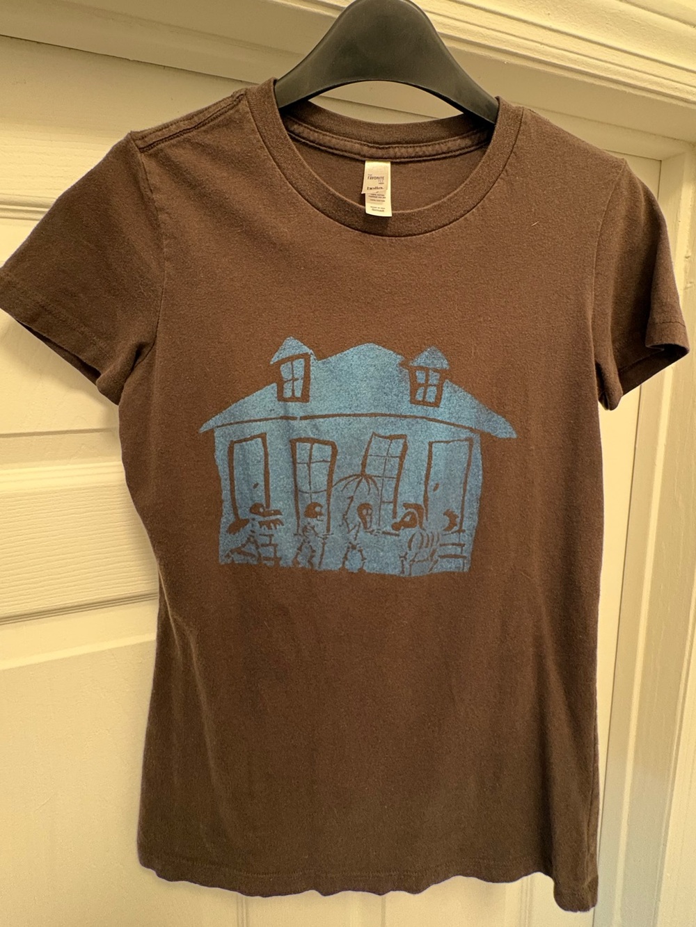 Brown Tshirt “Skeleton Krewe”